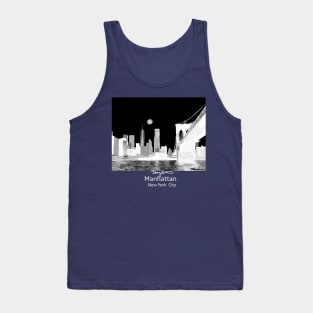 New York City Manhattan and Brooklyn Bridge Tank Top